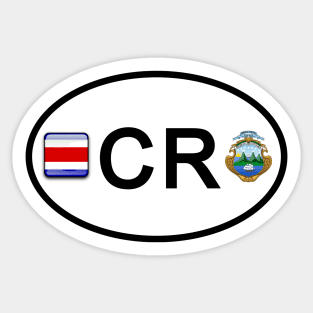 Costa Rica car country code Sticker